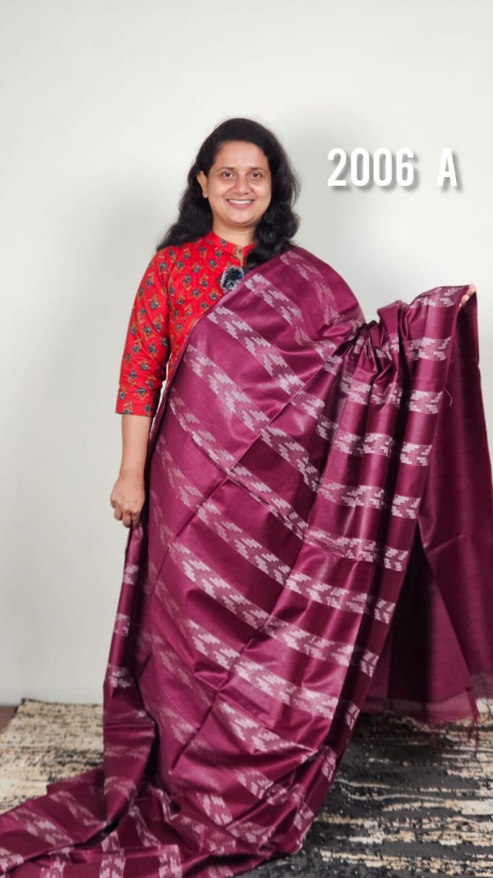 Semi Tusser Silk Sarees 2006