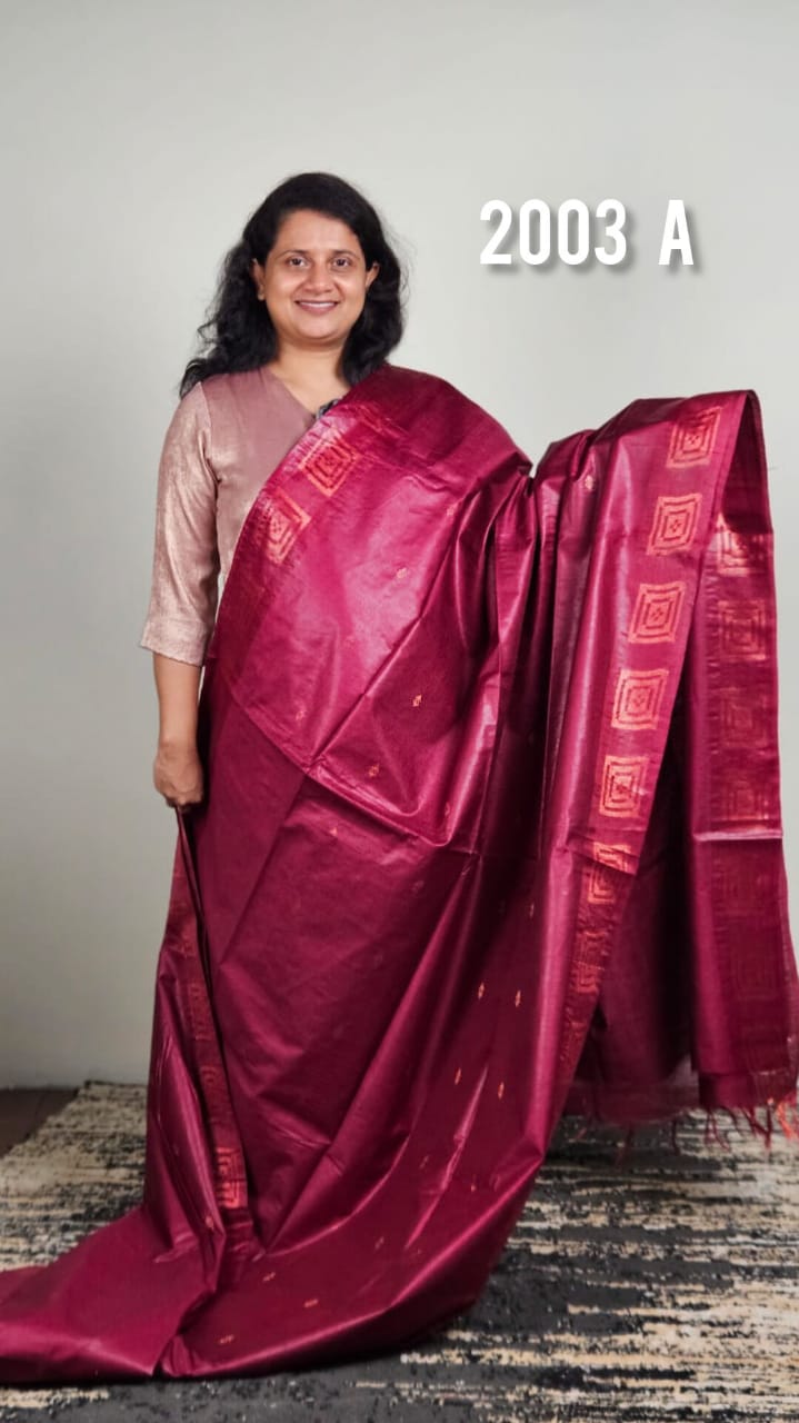 Semi Tusser Silk Sarees 2003