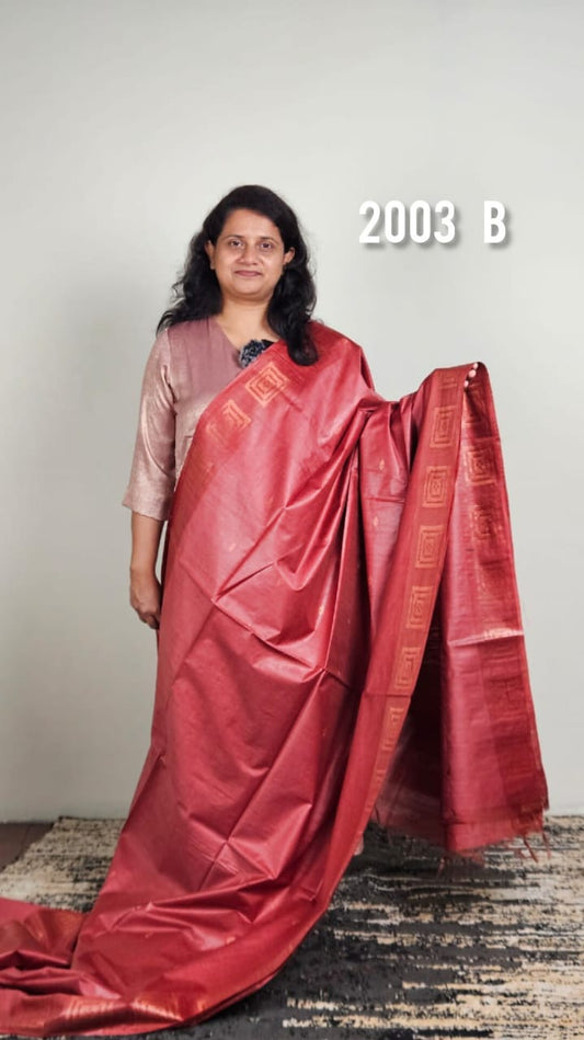 Semi Tusser Silk Sarees 2003