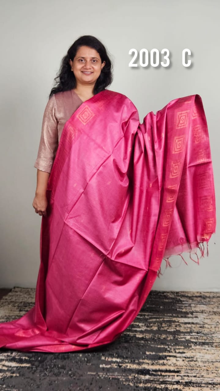 Semi Tusser Silk Sarees 2003