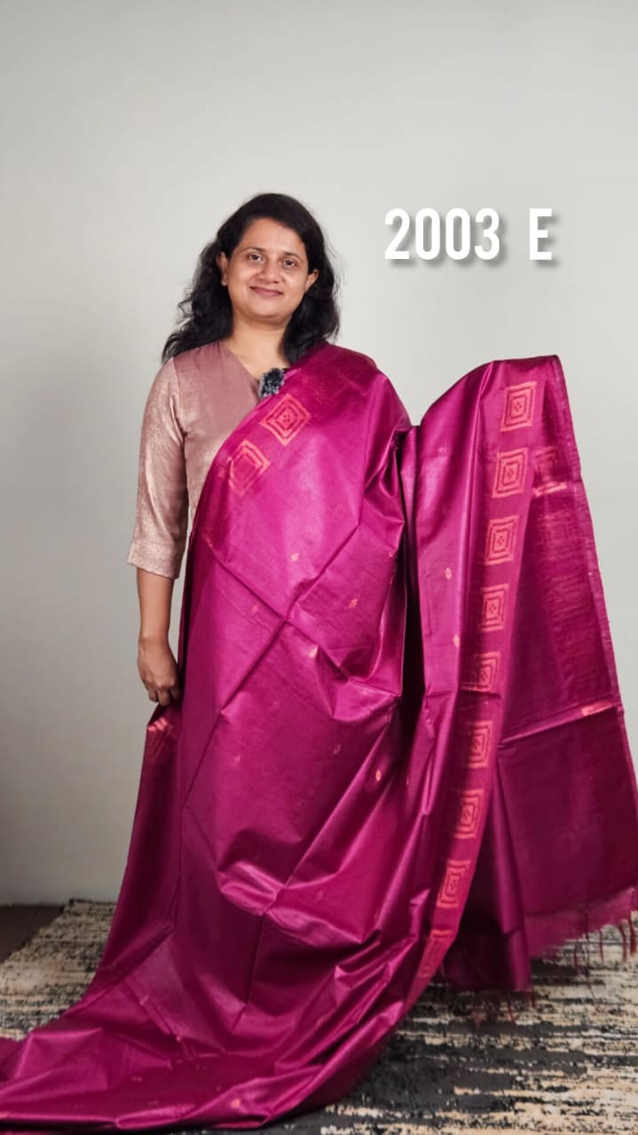 Semi Tusser Silk Sarees 2003