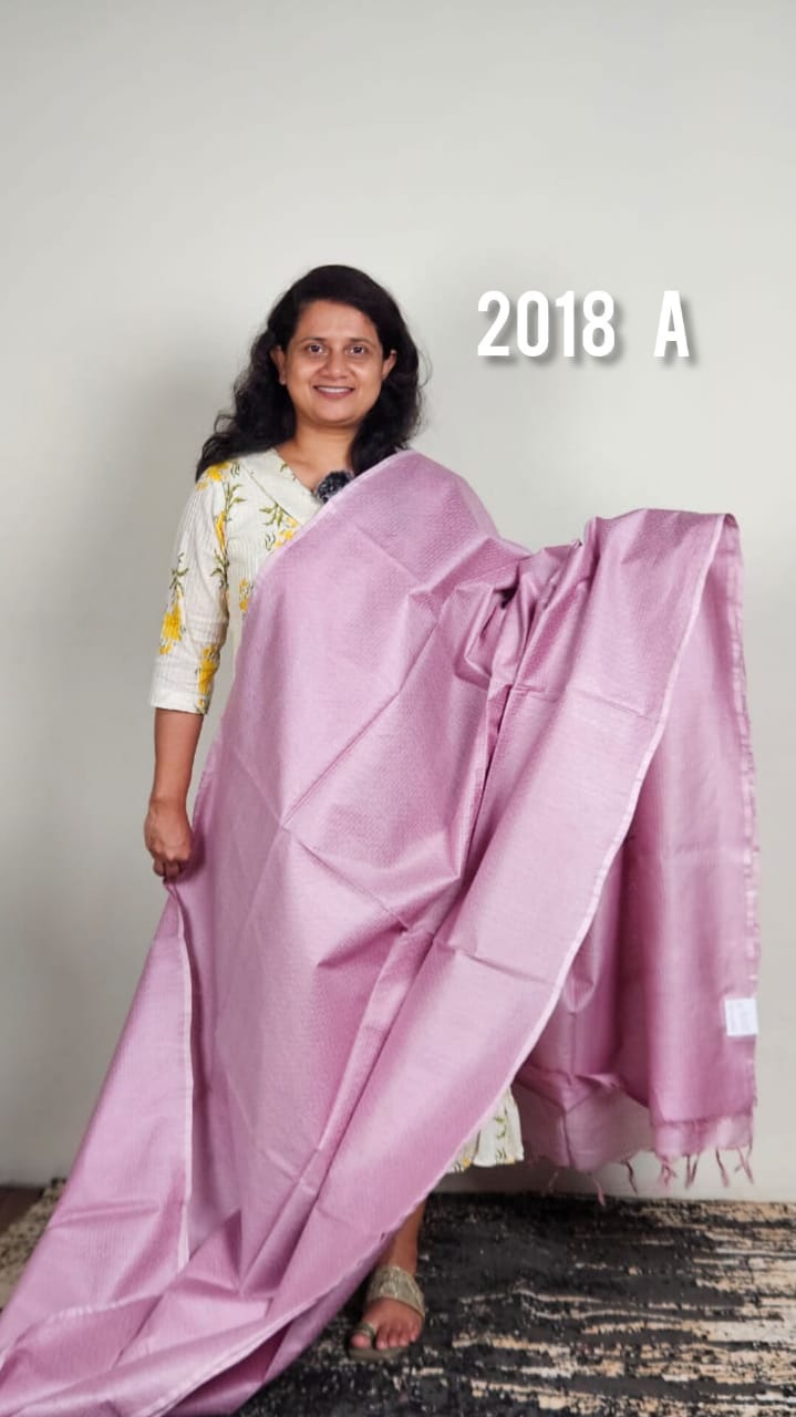 Semi Tusser Silk Sarees 2018