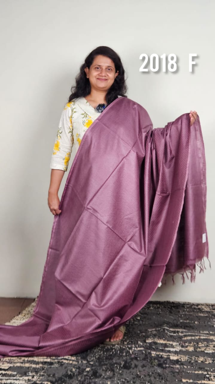 Semi Tusser Silk Sarees 2018