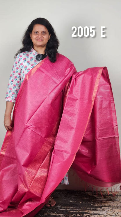 Semi Tussar Silk Sarees 2005