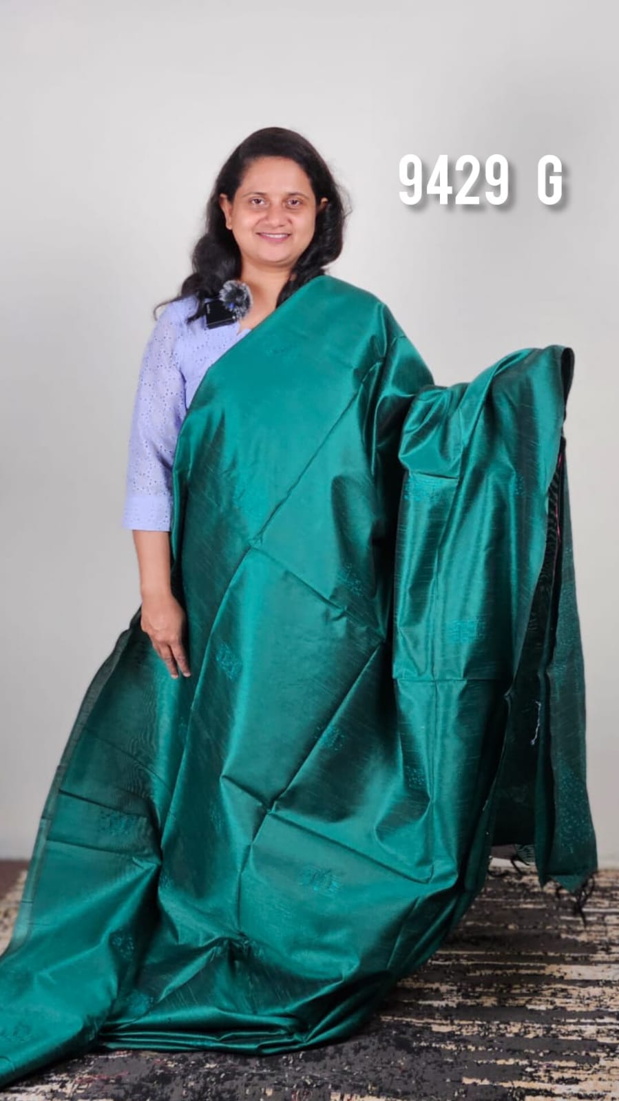 Semi Silk Sarees 9429