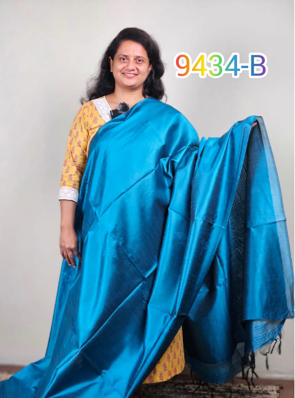 Semi Silk Sarees 9434