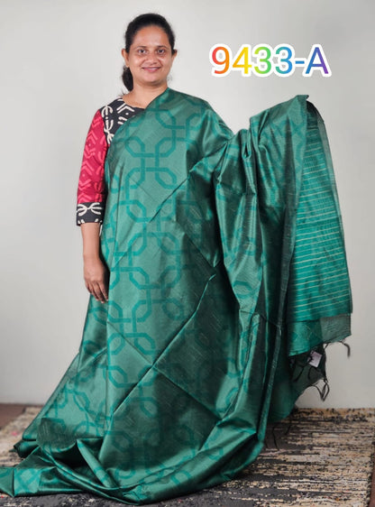 Semi Silk Sarees 9433