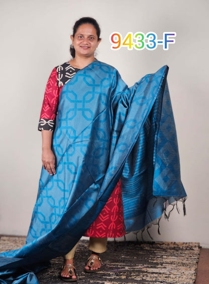 Semi Silk Sarees 9433