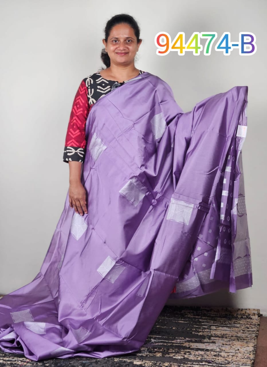 Litchi silk sarees 94474