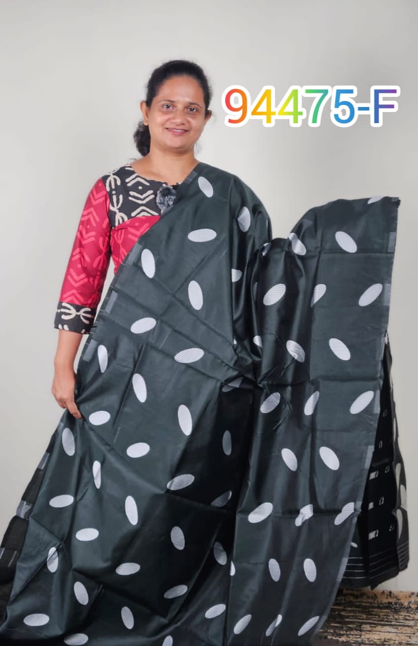 Litchi silk sarees 94475