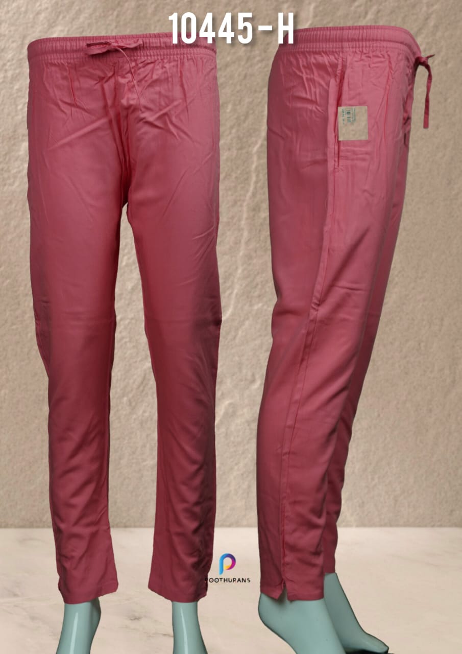 Rayon pencil fit pants 10445