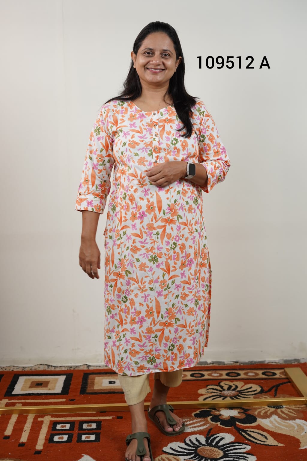 Cotton daily wear kurthi 109512