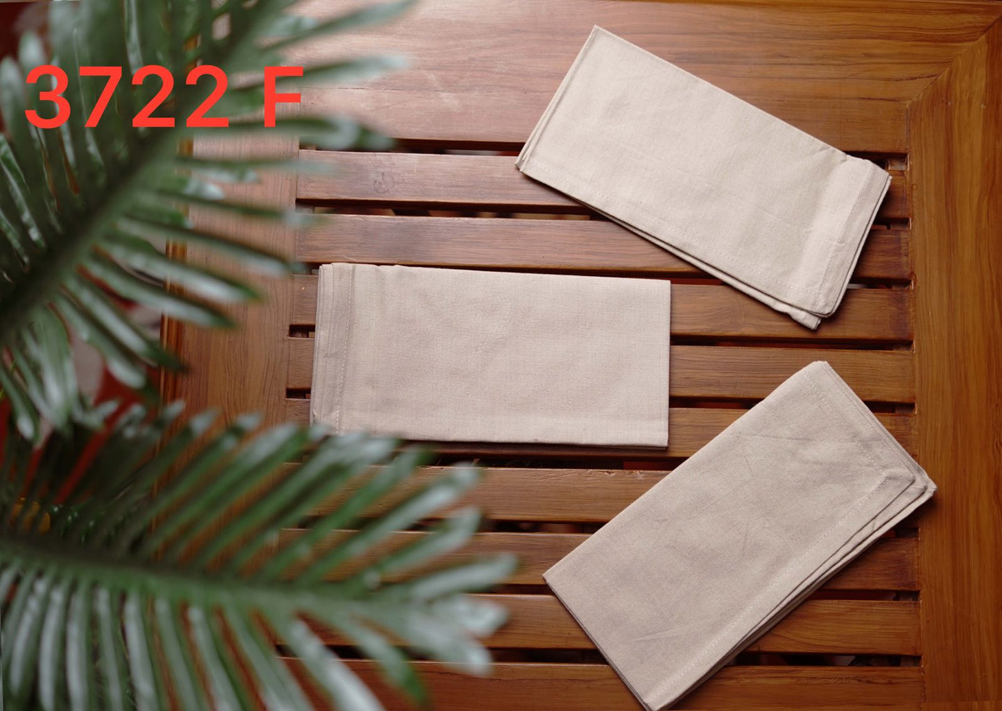 12Pc Napkin Set 18''x18"| 100% Cotton Premium Quality |Code: 3722