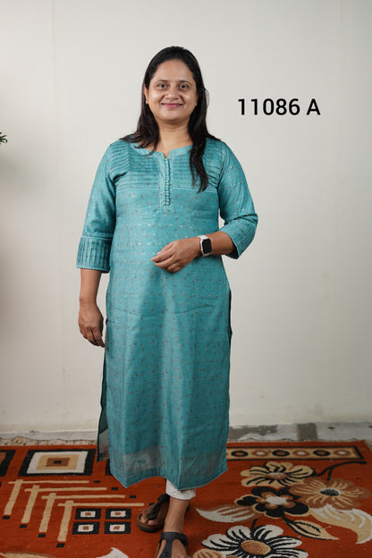 Chandheri silk kurthi 11086