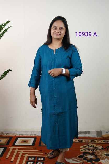 Rayon Pintuck Kurthi 10939