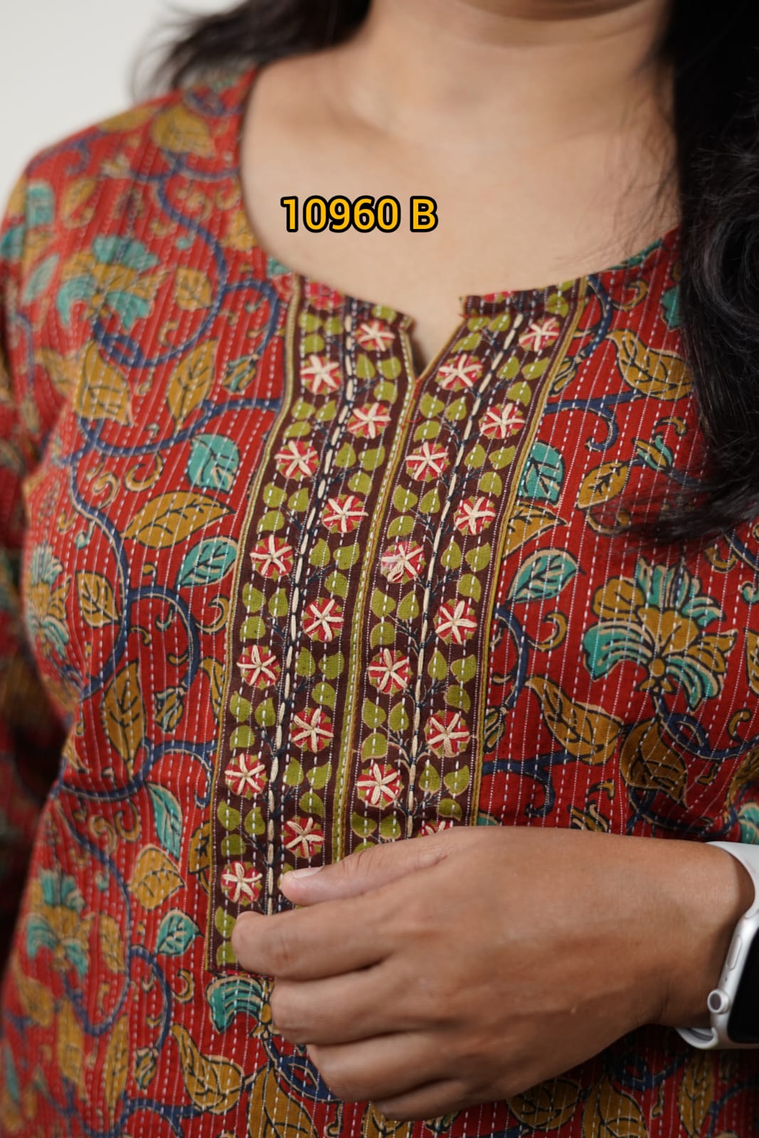 Printed cotton daily wear kurthi 10960