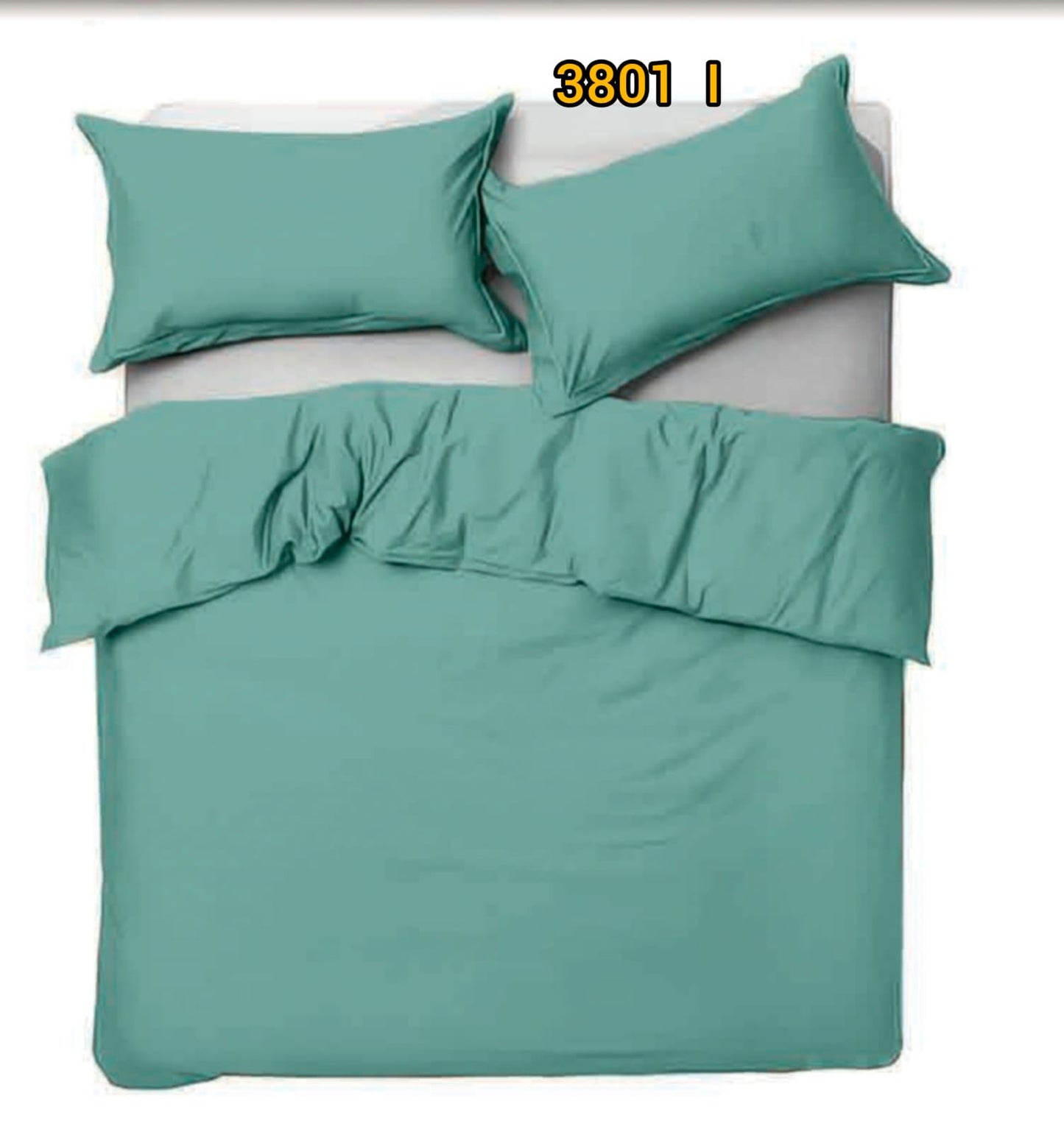 Cotton dyed King size bedsheet 3801