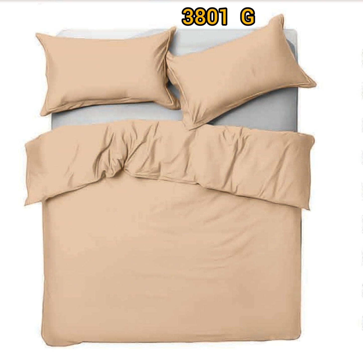 Cotton dyed King size bedsheet 3801