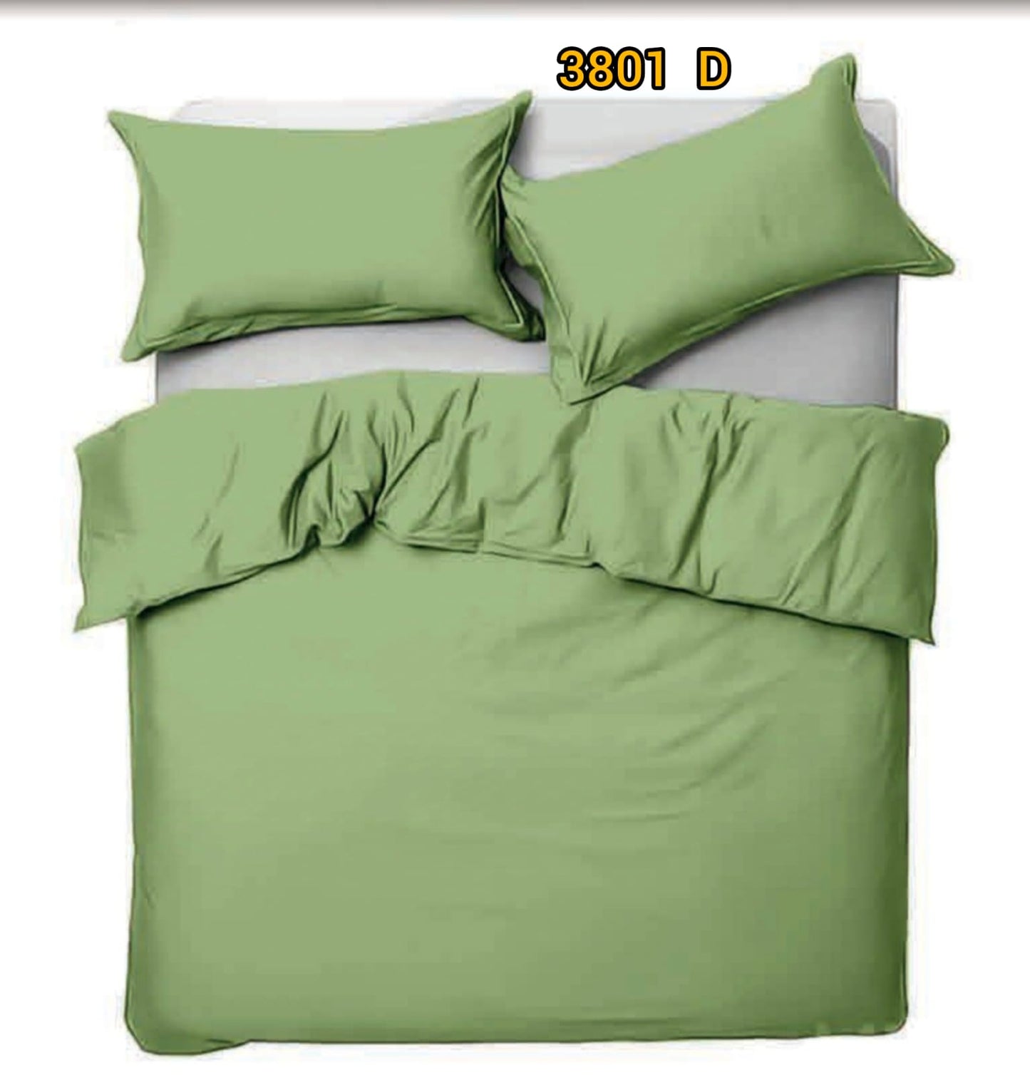 Cotton dyed King size bedsheet 3801