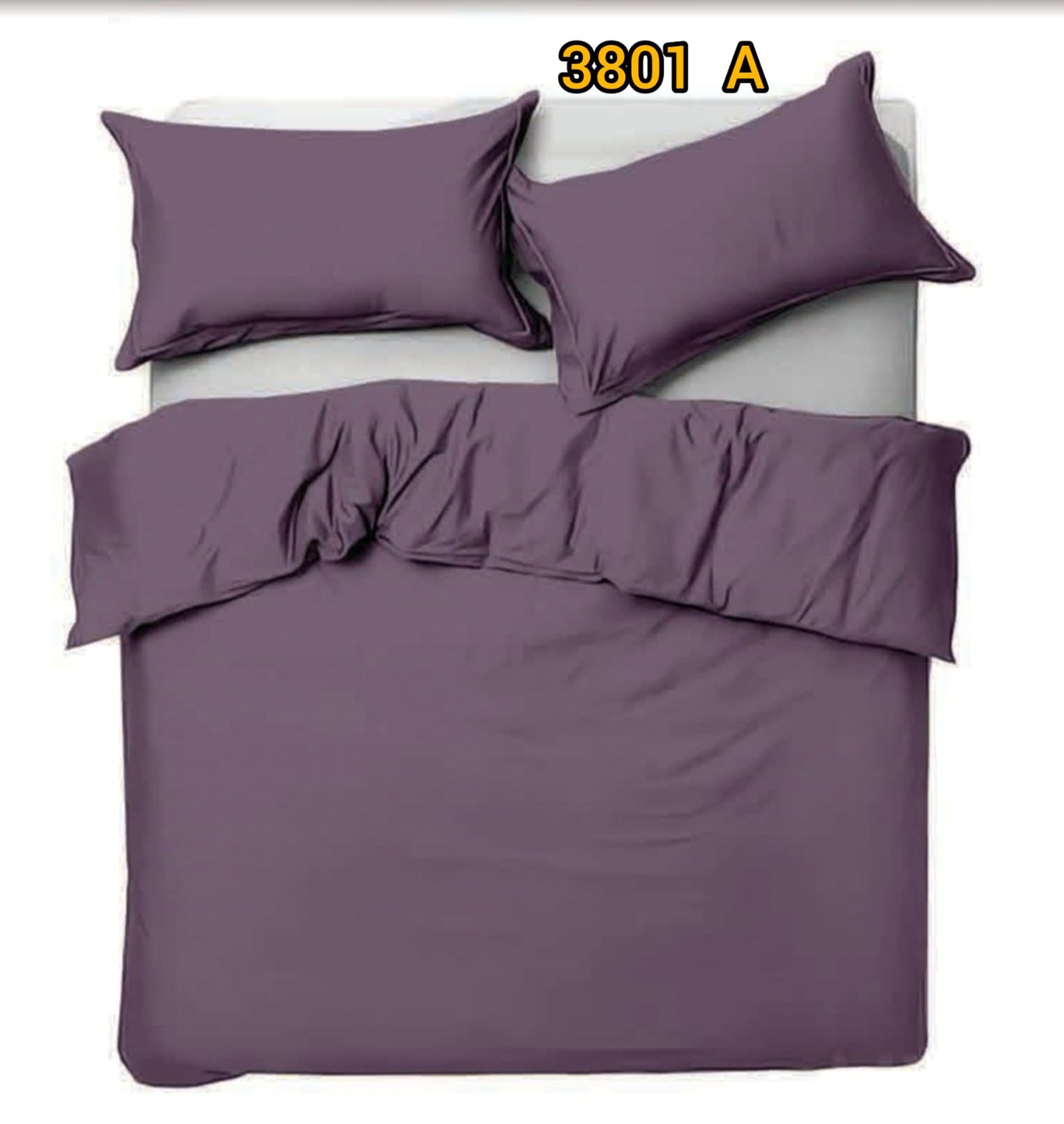 Cotton dyed King size bedsheet 3801