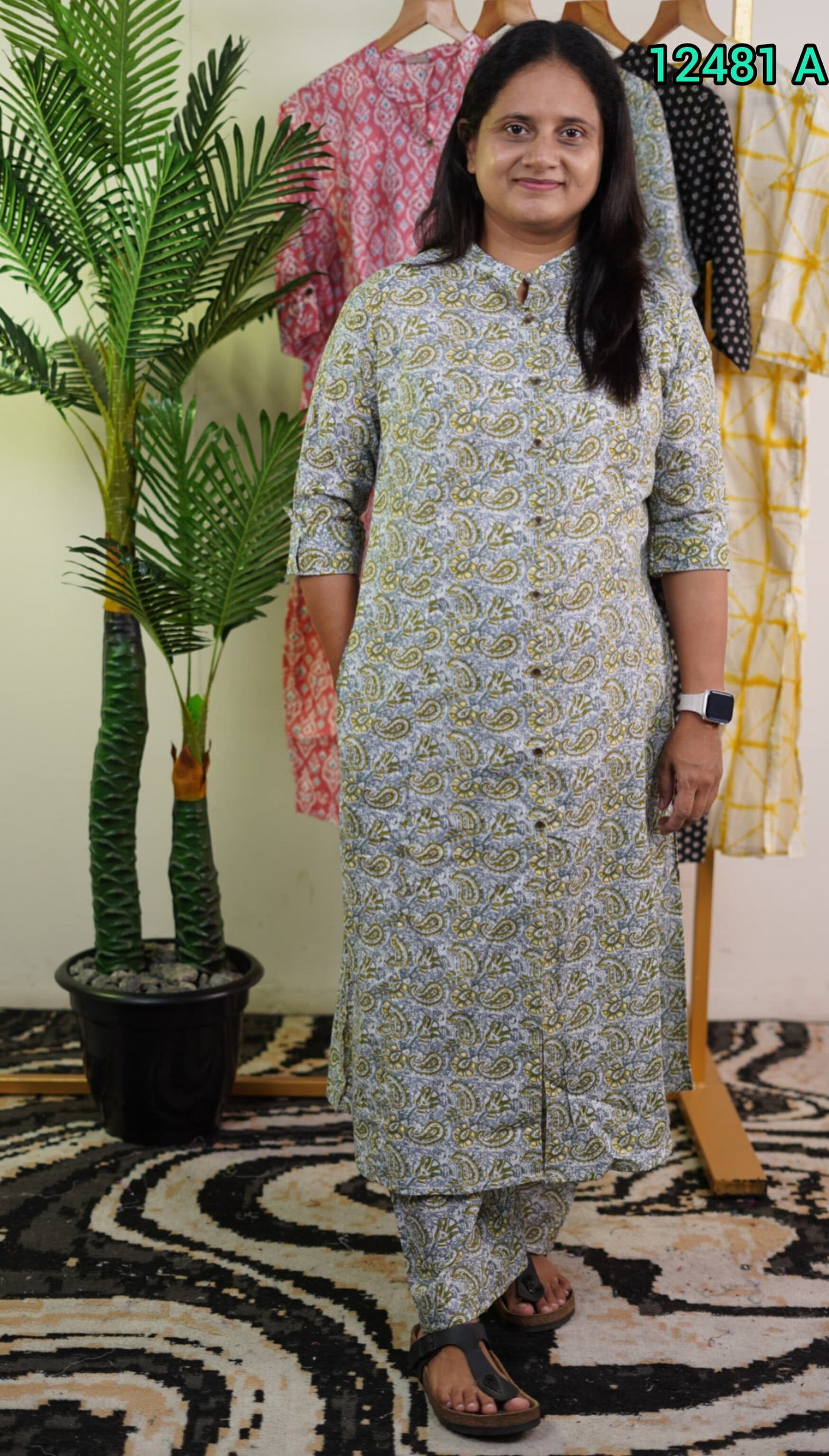 Cotton Cord Sets (Top +Bottom ) 12481