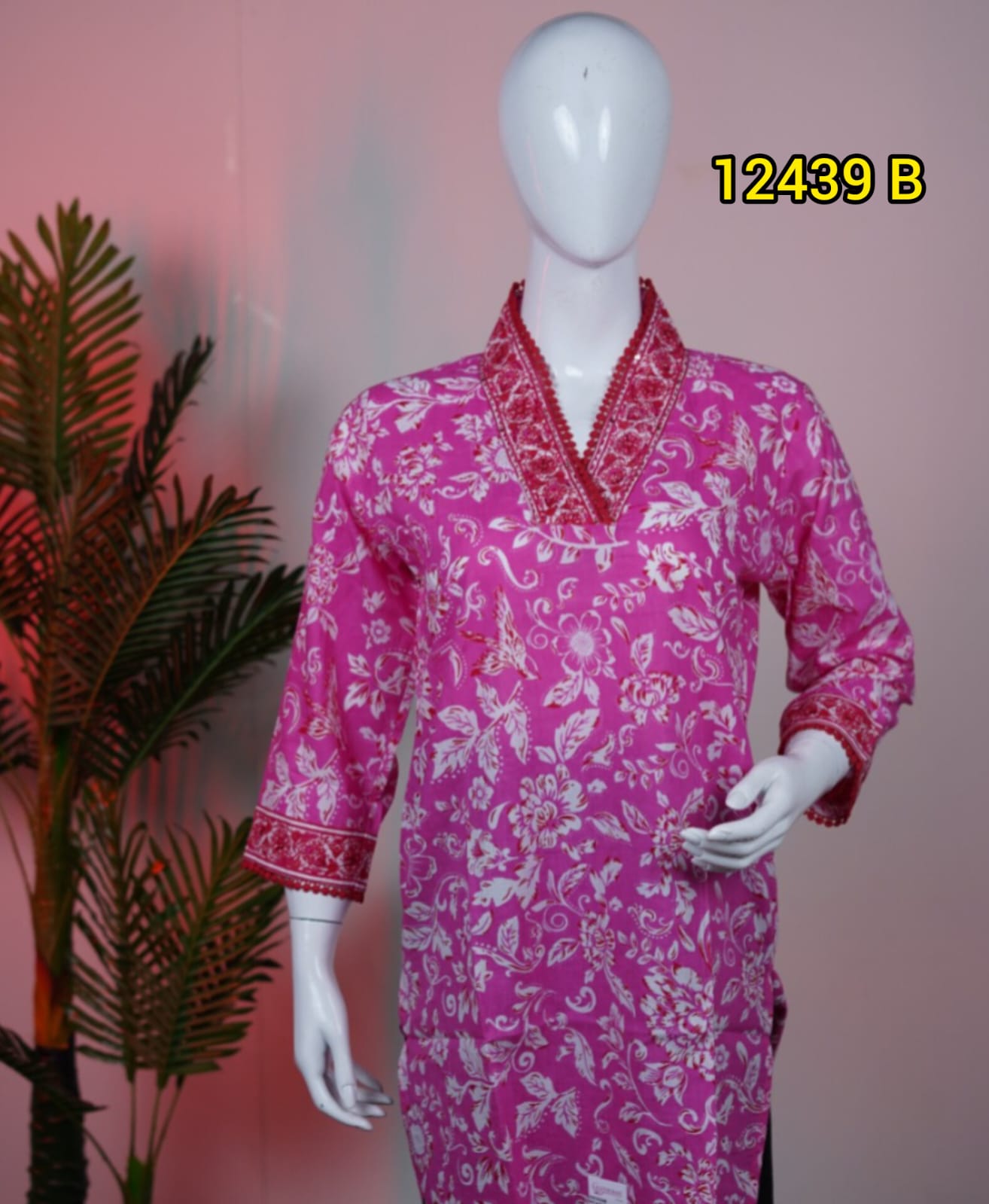 Cotton short Tops 12439