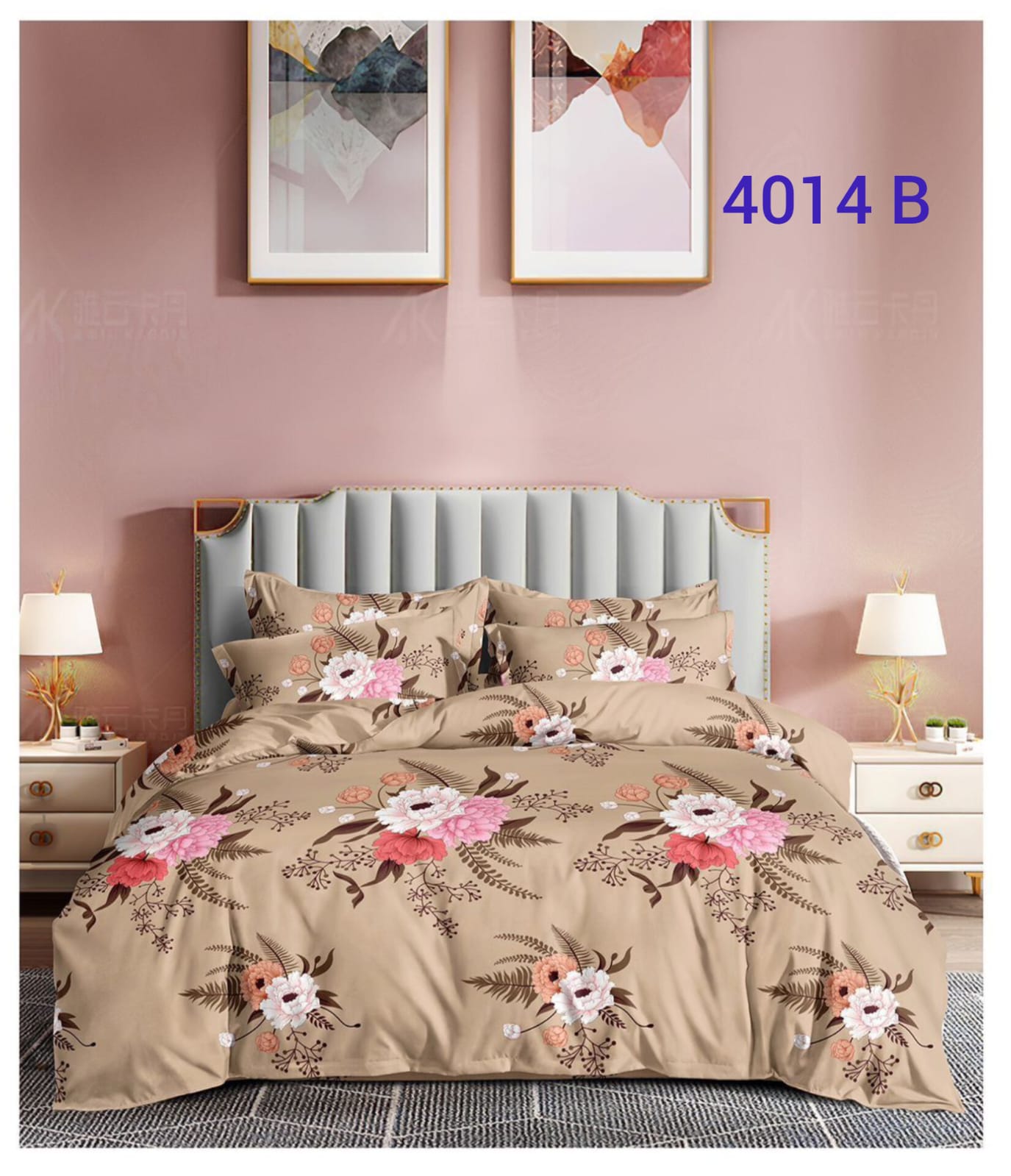 Soft Blend Double Bedsheet Set (225 x 230 cm) – Code: 4014