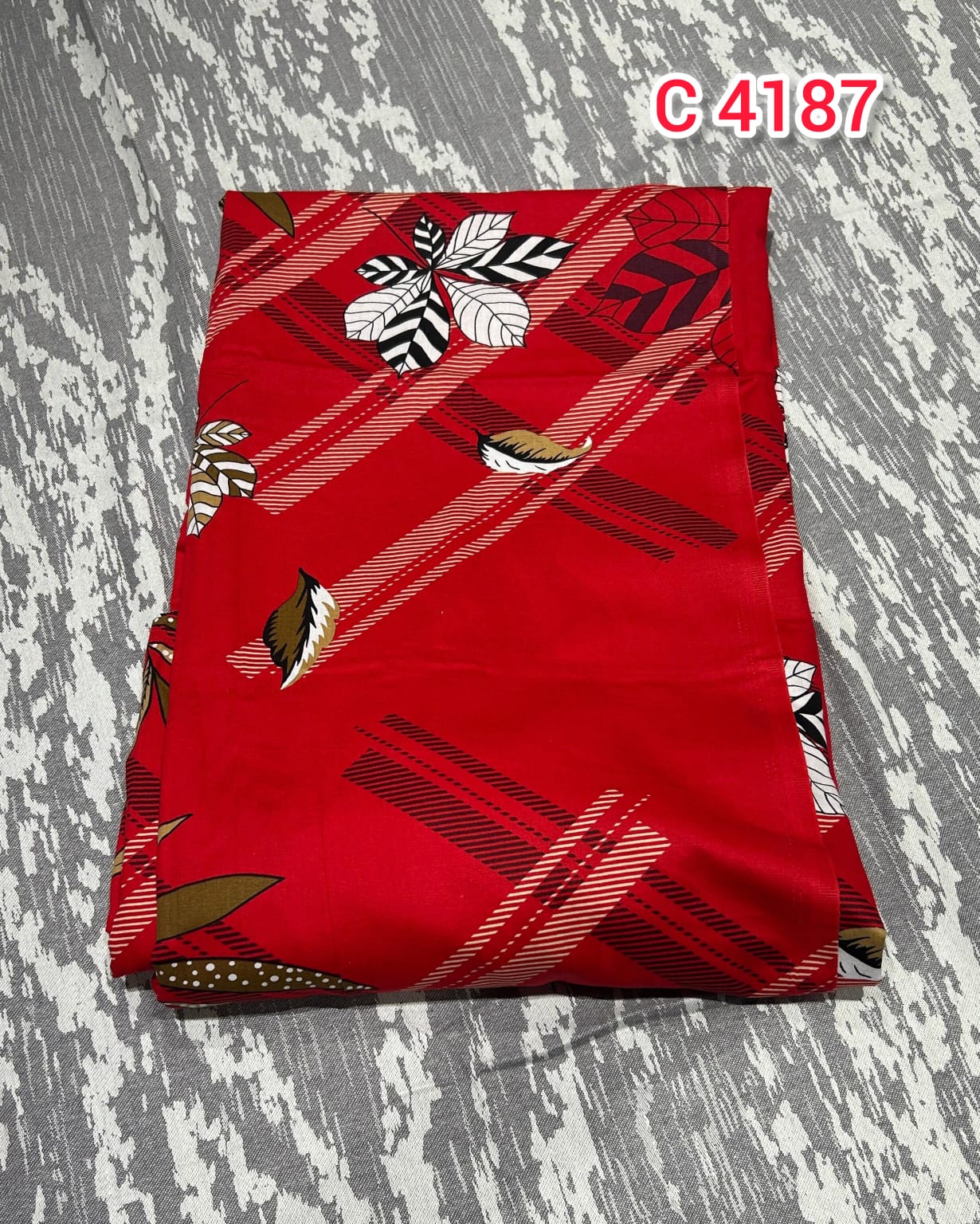 Cotton Dohar  Queen Size Bedsheet | Search Code 4147