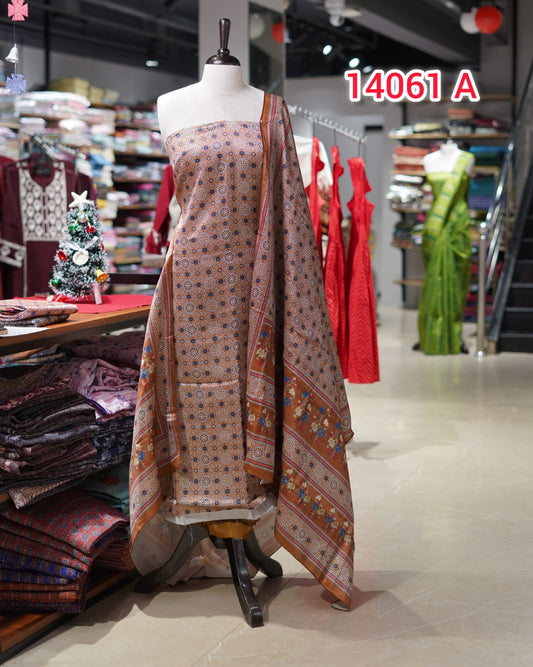 Unstitched Salwar Set   | Search Code 14061