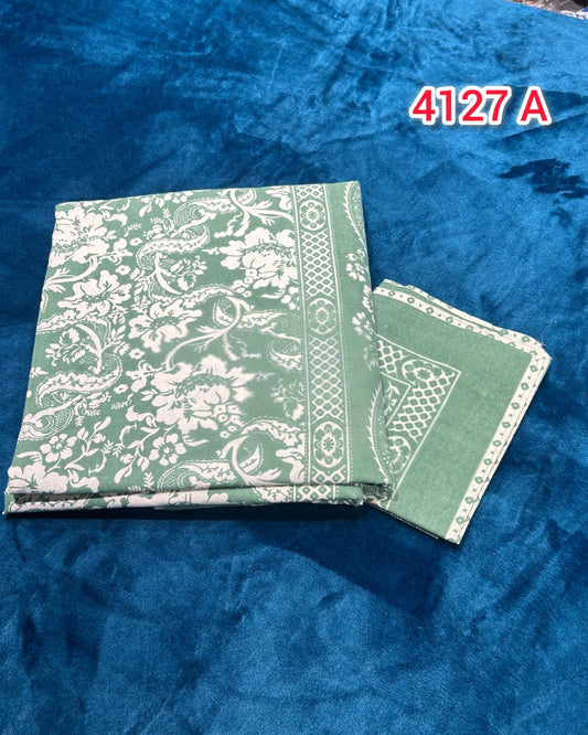 Jaipur Cotton Queen Size Bedsheet | Search Code 4127
