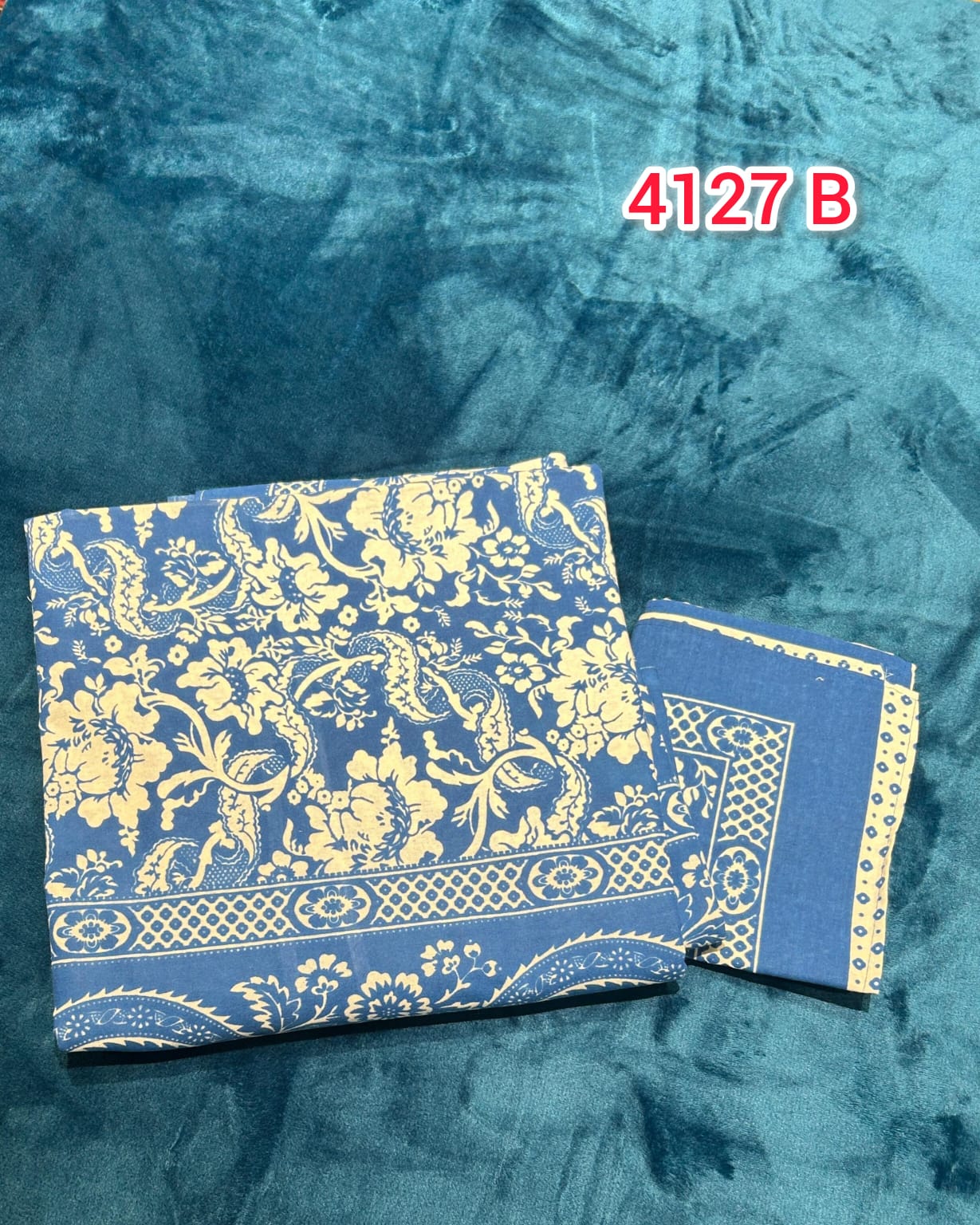 Jaipur Cotton Queen Size Bedsheet | Search Code 4127