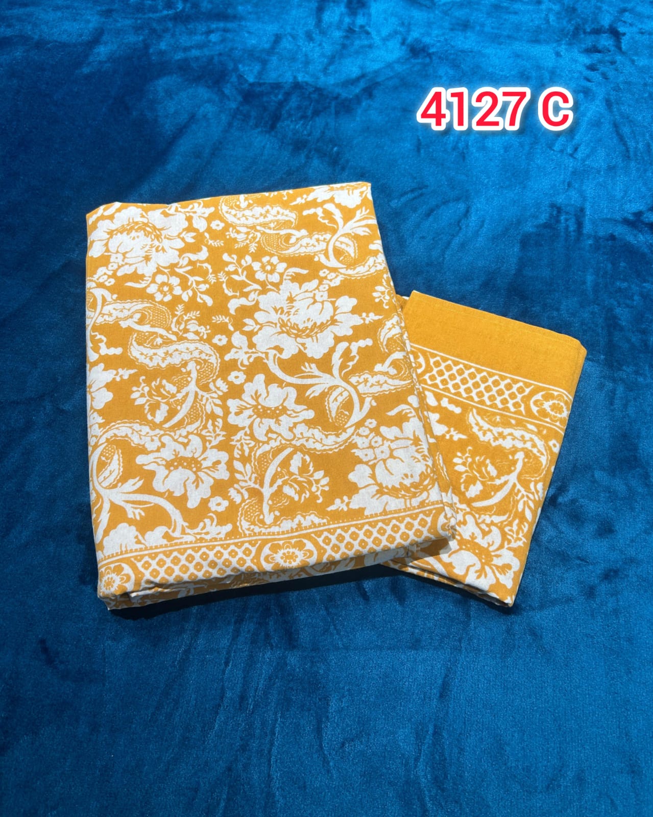 Jaipur Cotton Queen Size Bedsheet | Search Code 4127