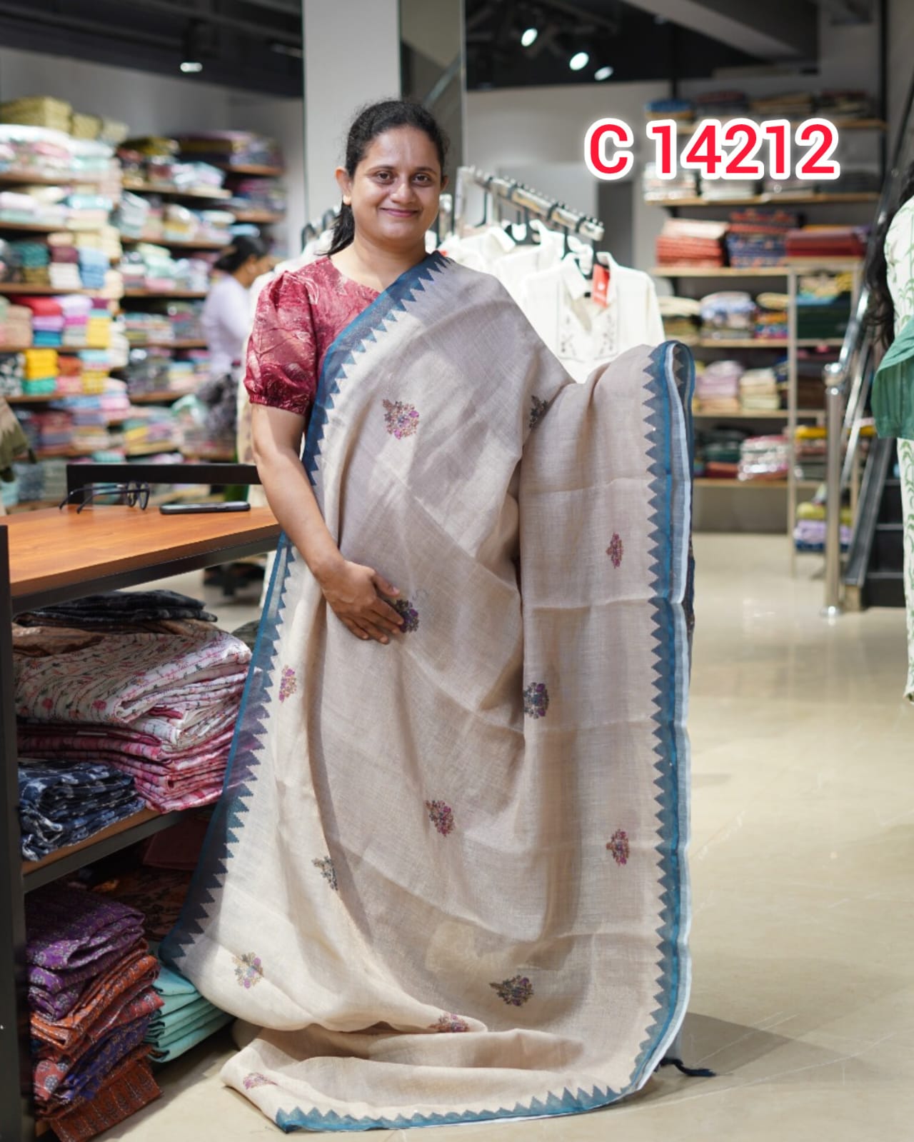 Designer Saree  | Search Code 14212