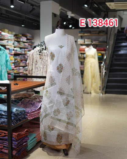 Cota Doriya Unstitched Salwar Suits   | Search Code 138461