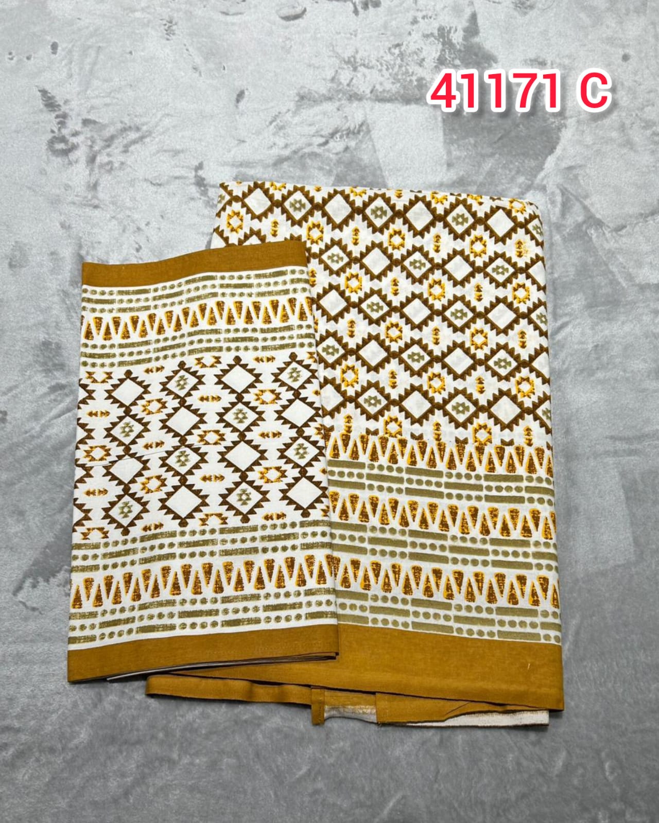 Pure Jaipur Cotton Queen Size Bedsheet | Search Code 41171