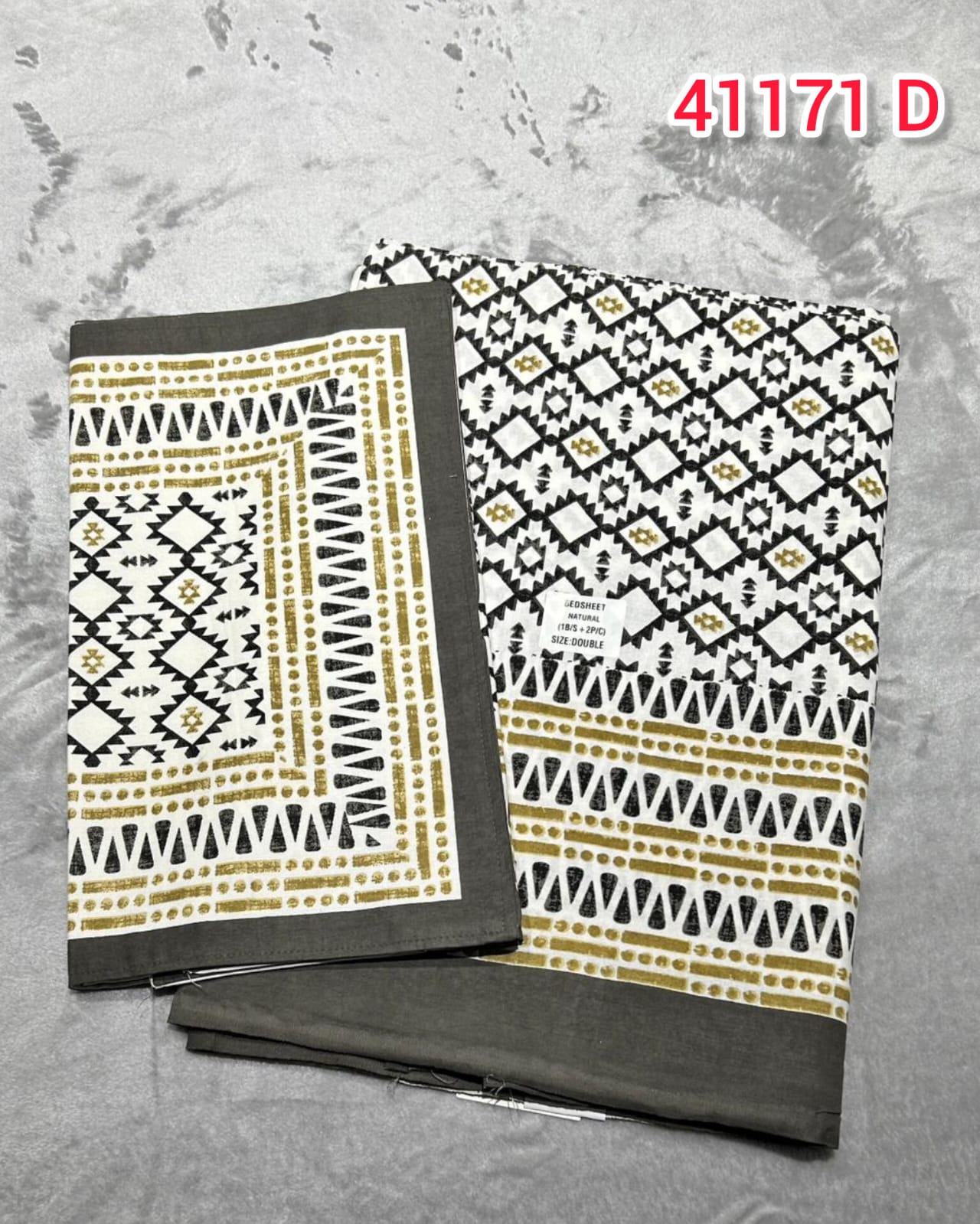 Pure Jaipur Cotton Queen Size Bedsheet | Search Code 41171