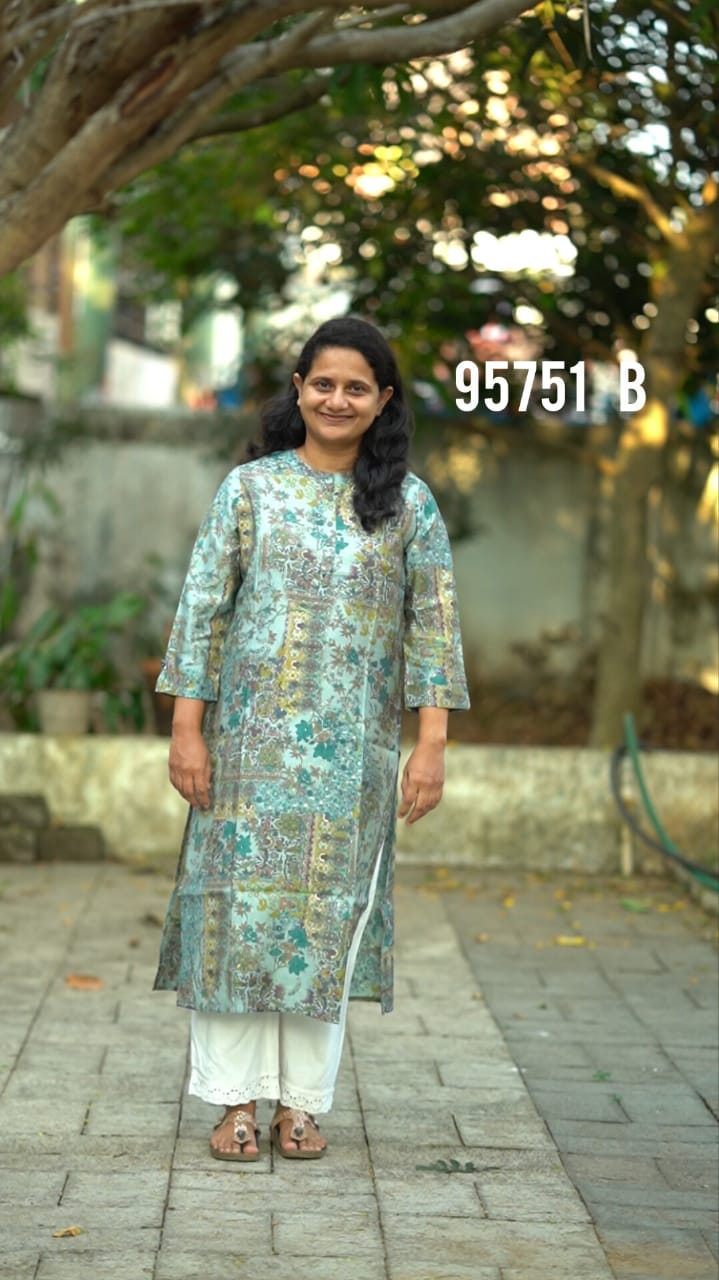 Muslin Silk Kurthi 95751