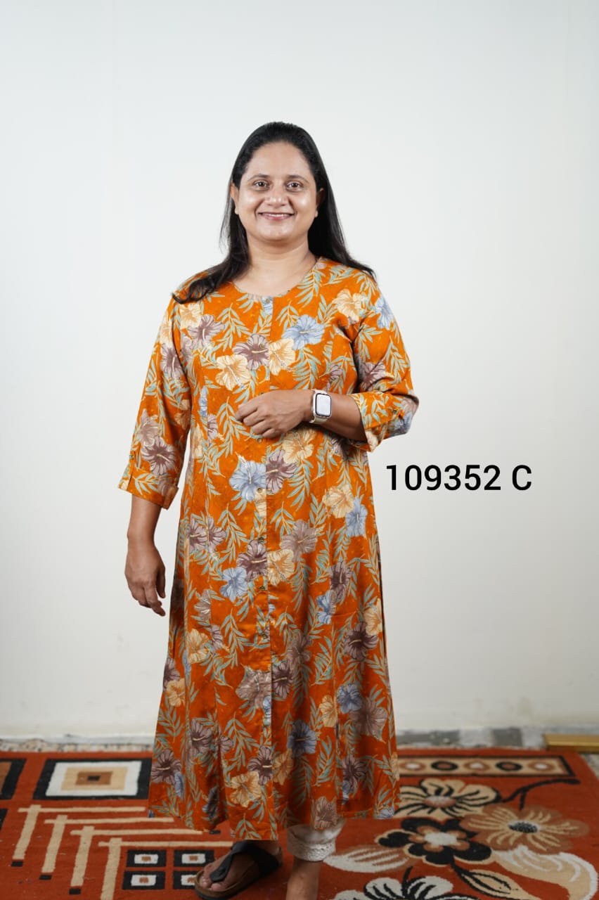 Rayon daily wear kurthi 109352