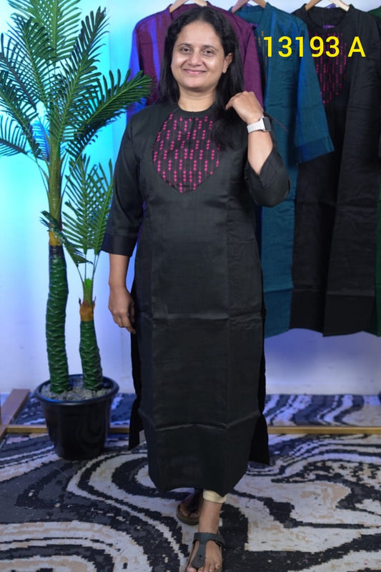 Cotton Silk Kurthi Collections 13193