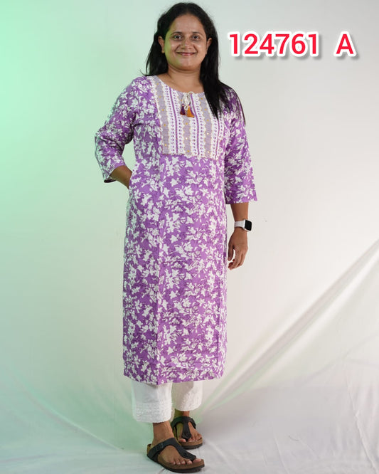 Cotton Kurthi Collections – Elegant Ethnic Wear (Code: 124761)