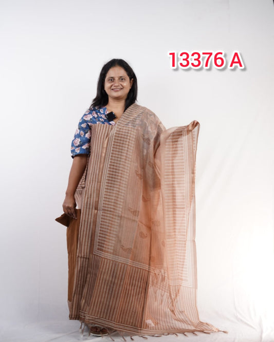 Crush Chandheri Unstiched Salwar Suits 13376