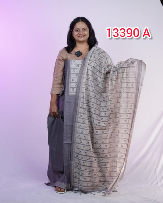 Chandheri Silk Digital Print Unstitched Salwar suits 13390