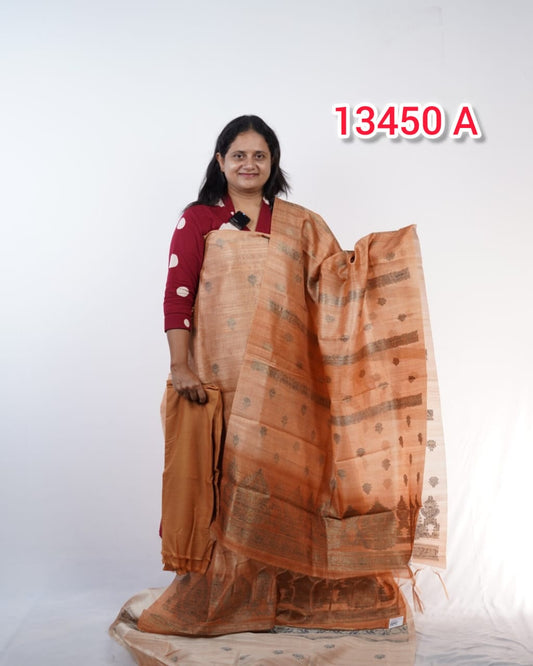 Semi chandheri Unstitched Salwar Suits 13450