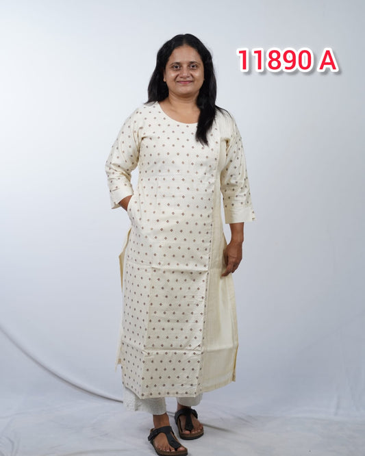 Chandheri Silk Kurthi Collections – Lightweight Elegance (Code: 11890)