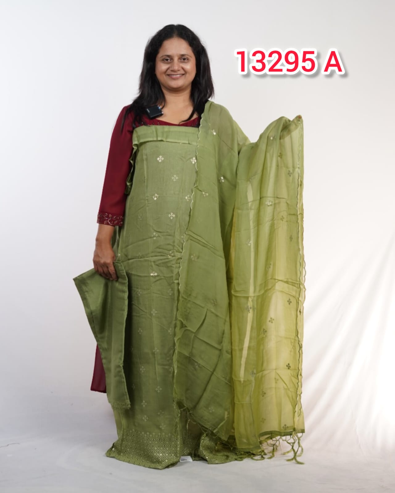 Soft Organza Party wear salwar Suits 13295