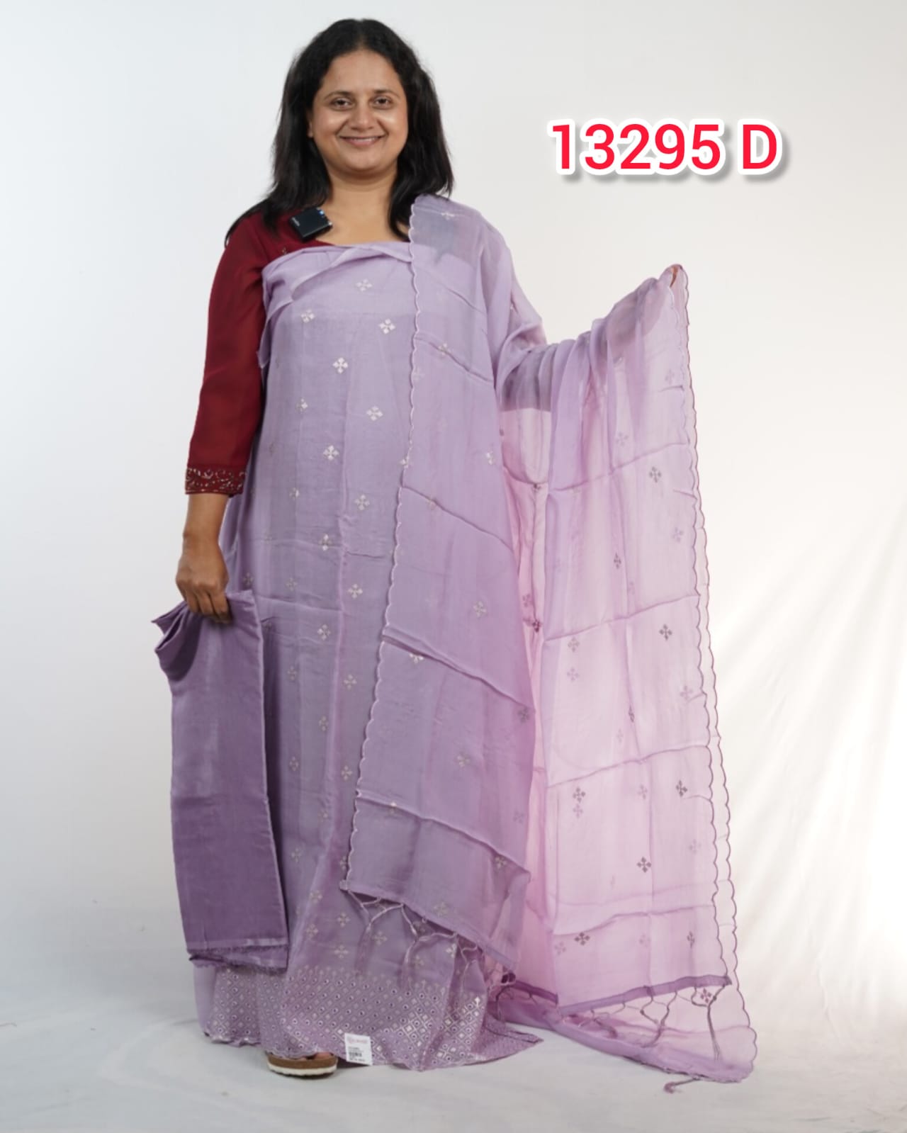 Soft Organza Party wear salwar Suits 13295