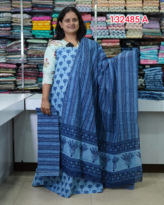 Cotton Unstitched Salwar Suits 132485