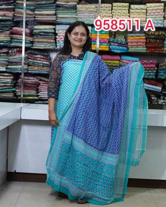 Cotton Unstitched Salwar Suits 958511