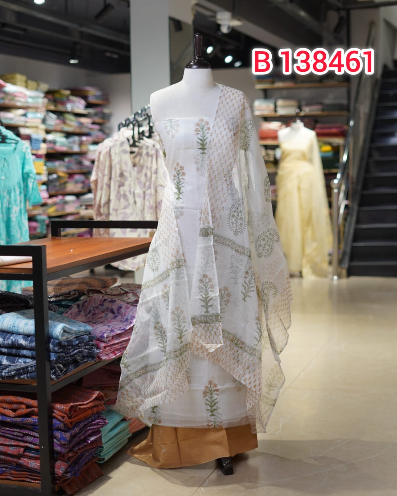 Cota Doriya Unstitched Salwar Suits   | Search Code 138461