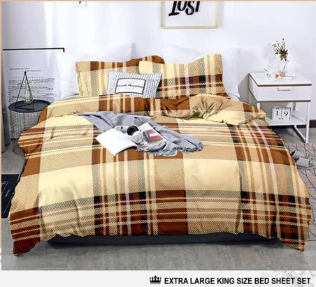 Extra Large King Size Bedsheet Copper